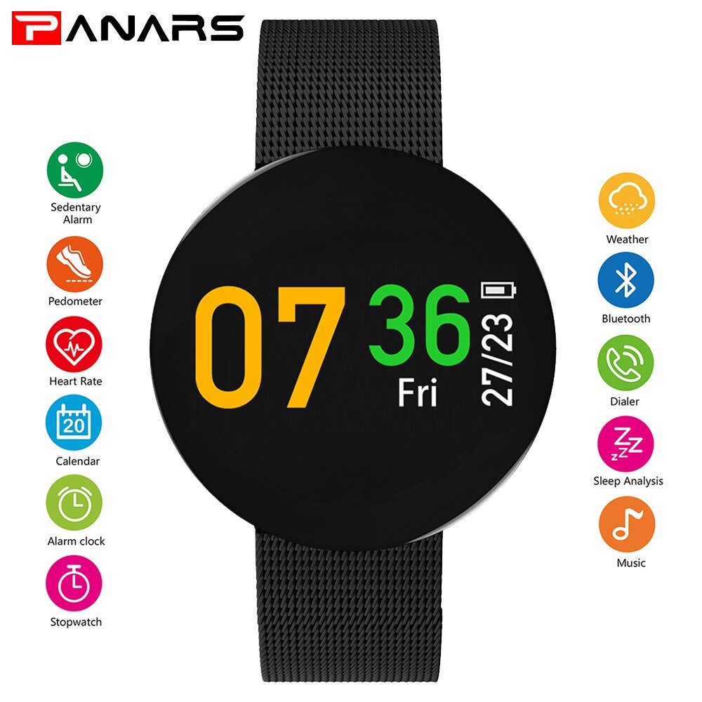 PANARS Bluetooth Smart Watch Men SmartWatch for Apple IPhone IOS Android Smart Watches Pace Lite GPS Heart Rate IP68 Waterproof