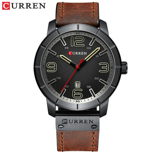 Men Watch 2020 CURREN Men's Quartz Wristwatches Male Clock Top Brand Luxury Reloj Hombres Leather Wrist Watches with Calendar